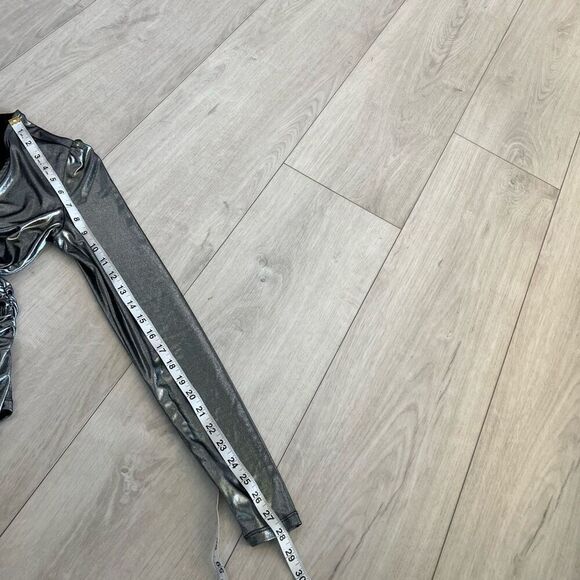 Joe's Metallic Jersey Top size s - Picture 4 of 10